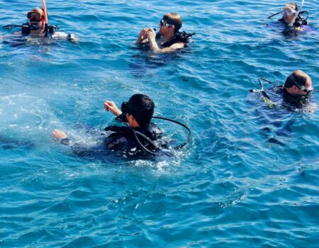 people on water